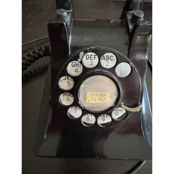 Bell System Western Electric F1 Rotary Phone Vintage 1940's Art Deco Mid Century - Picture 2 of 16